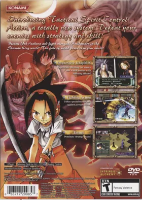 Shonen Jump's Shaman King - Power of Spirit box cover back